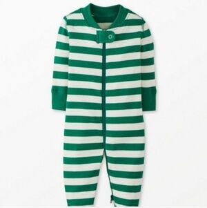 Hanna Andersson Baby Striped Holiday Pajamas Size 6-12 Months